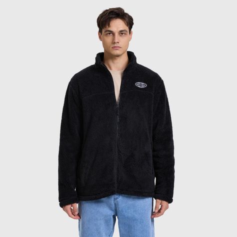 Polar Hombre Peludo Full Zipper Negro II-1