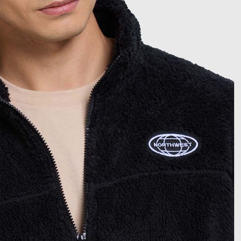 Polar Hombre Peludo Full Zipper Negro II-3