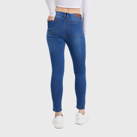 Jeans Mujer Super Skinny Estela Azul-2