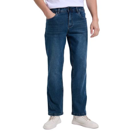 Jeans Hombre Straight 605 Azul Oscuro-0