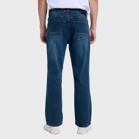 Jeans Hombre Straight 605 Azul Oscuro-2