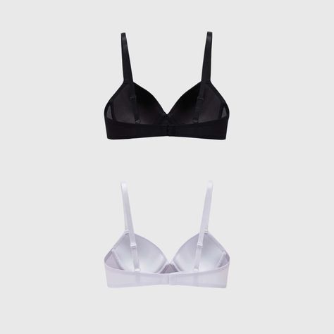 Sostén Mujer Bipack Básico Liso Negro Fashion's Park-1
