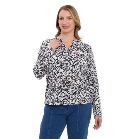 Polera Mujer Con Cierre Blanco-0
