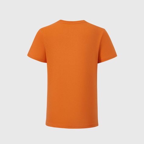 Polera Niño Básico Naranjo Fashion's Park-1