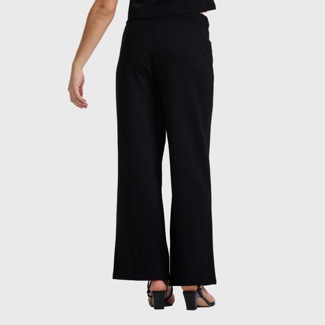 Pantalón Mujer Sastrero Tiro Alto Negro Fashion´s Park-2