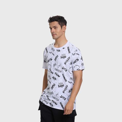 Polera Hombre Full Rapport Blanco I Fashion's Park-1