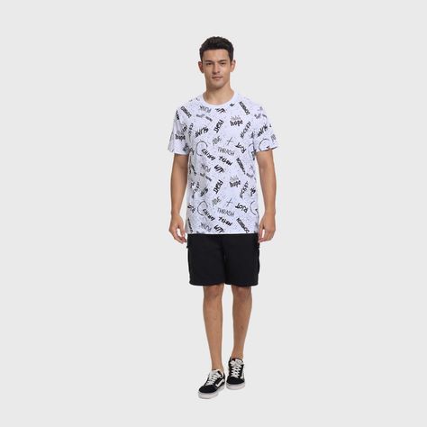 Polera Hombre Full Rapport Blanco I Fashion's Park-3