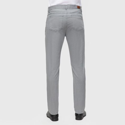 Pantalón Básico Five Pocket Gris Claro Hombre Fashion'S Park-2
