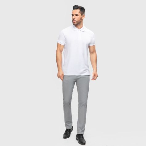 Pantalón Básico Five Pocket Gris Claro Hombre Fashion'S Park-3