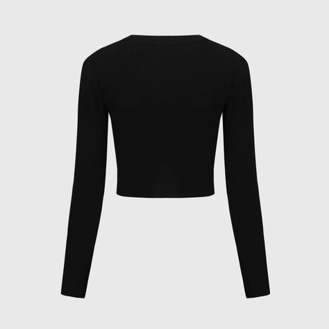Sweater Niña Full Zipper Negro-1