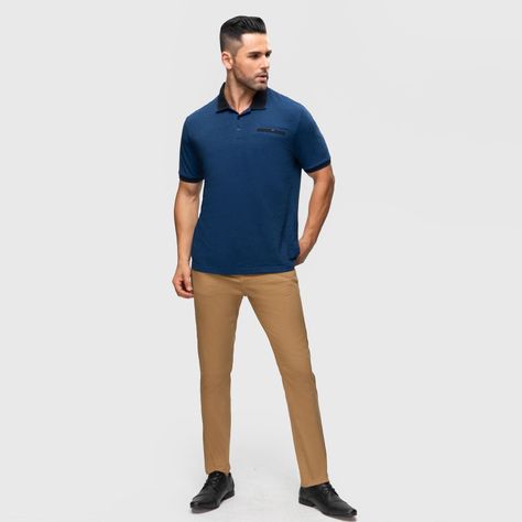 Polera Jersey Azul Marino I Hombre Fashion'S Park-3