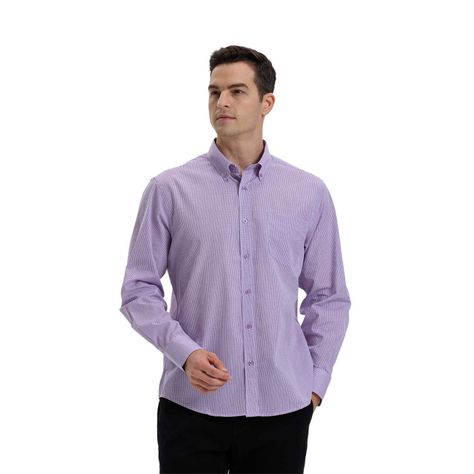 Camisa Hombre Fantasía Lila-0