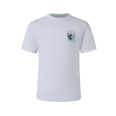 Polera Niño Print Blanco V Fashion's Park-0