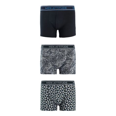 Boxer Hombre Tripack Rapport Gris I-0