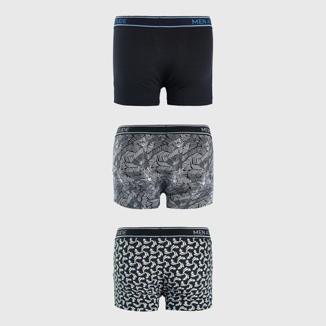Boxer Hombre Tripack Rapport Gris I-1