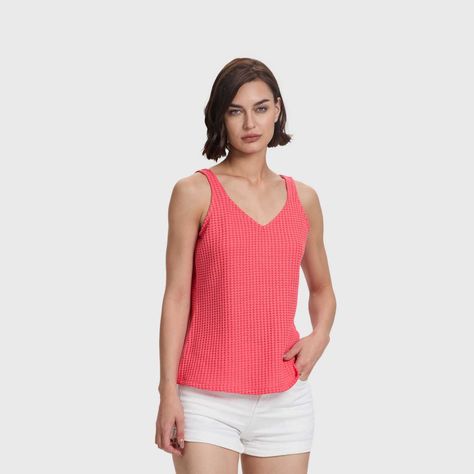 Polera Mujer Pabilo Grueso Coral Fashion's Park-1