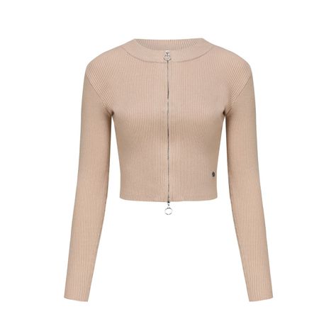 Sweater Niña Full Zipper Rosado-0