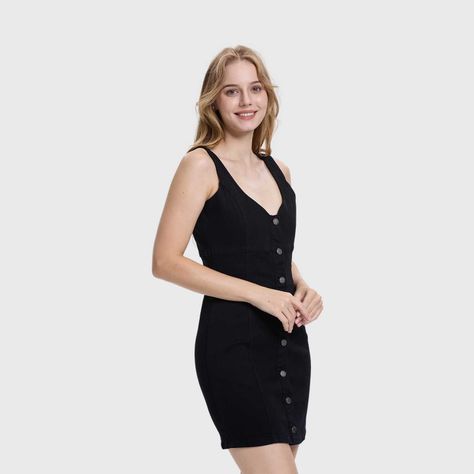 Vestido Mujer Ajustado Negro Fashions Park-1