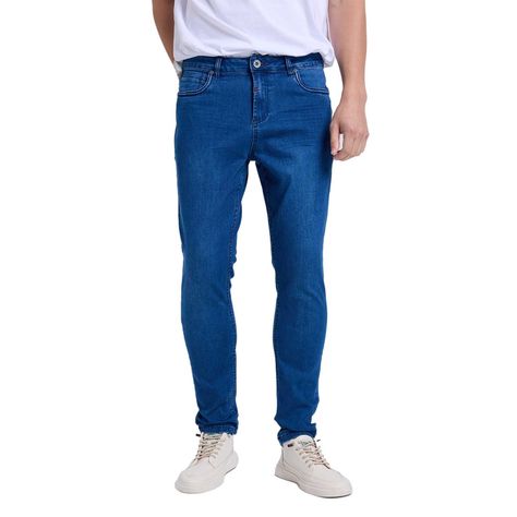 Jeans Hombre Skinny 101 Azul Oscuro Fashion's Park-0