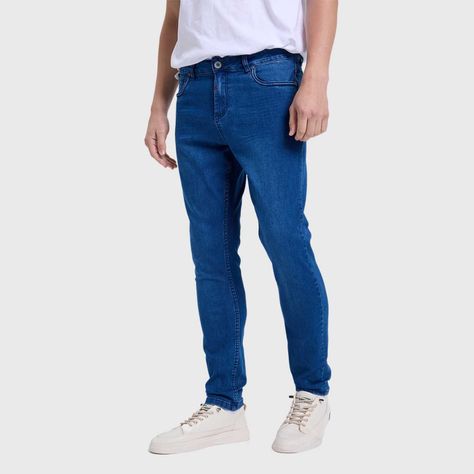 Jeans Hombre Skinny 101 Azul Oscuro Fashion's Park-1