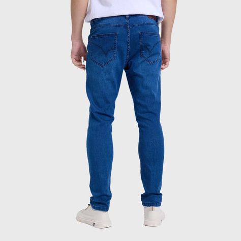 Jeans Hombre Skinny 101 Azul Oscuro Fashion's Park-2