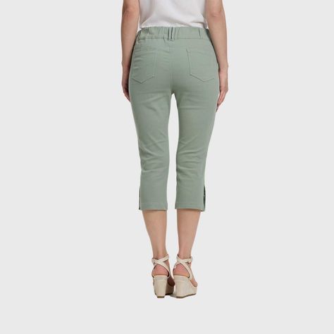 Pantalón Mujer Bolsillo Cargo Verde Musgo Fashion's Park-2