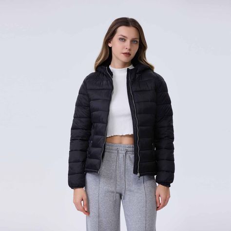 Parka Mujer Interior Chiporro Negro Fashion´s Park-1