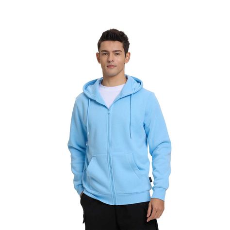 Polerón Hombre Full Zipper Celeste Fashion's Park-0