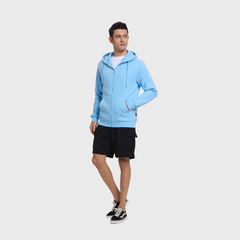 Polerón Hombre Full Zipper Celeste Fashion's Park-3