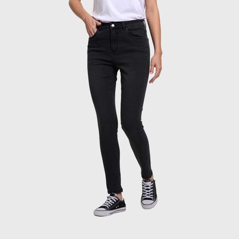 Jeans Mujer Super Skinny Emilia Negro I Fashion's Park-1