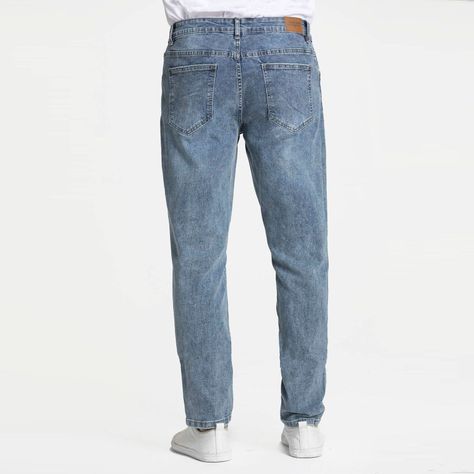 Jeans Slim Lavado Juvenil-1