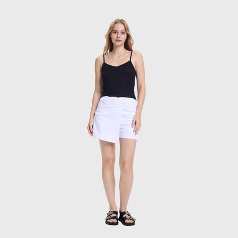 Polera Peto Mujer Pabilo Crop Negro Fashion's Park-3