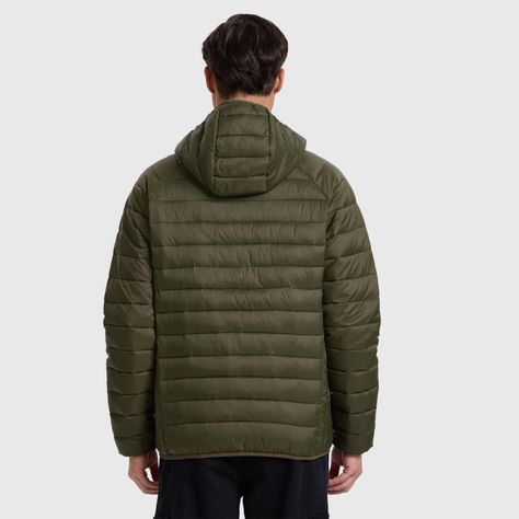 Parka Hombre Básica Lisa Verde Militar Fashion´s Park-2