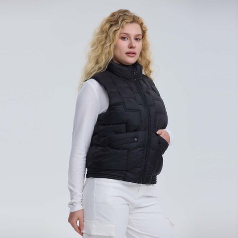 Parka Mujer Glossy Negro-1