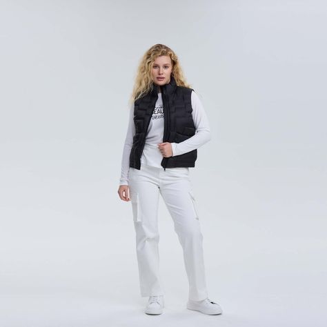 Parka Mujer Glossy Negro-3