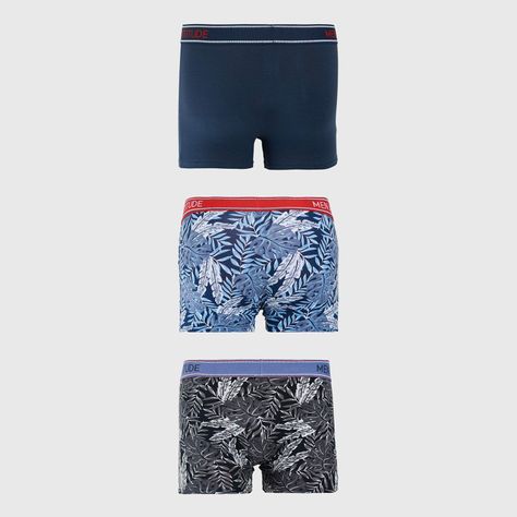 Boxer Hombre Tripack Liso Calipso-1