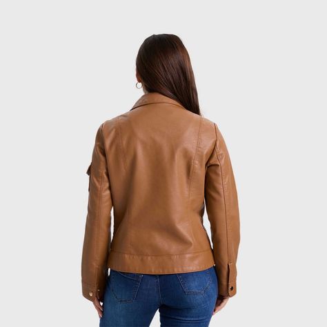 Chaqueta Mujer Pu Abotonado Cafe Fashion´s Park-2