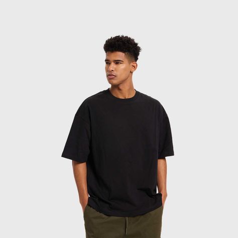 Polera Hombre Oversize Negro II Fashion's Park-1