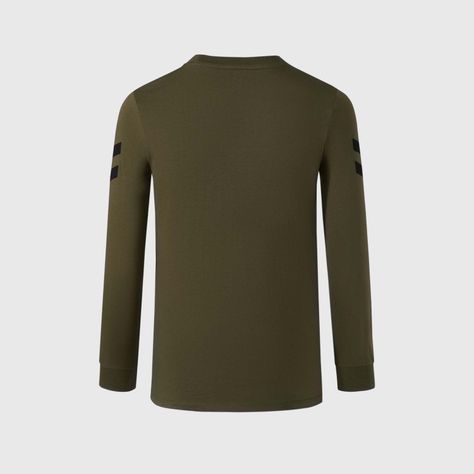 Polera Niño Con Print Verde Militar Fashion's Park-1