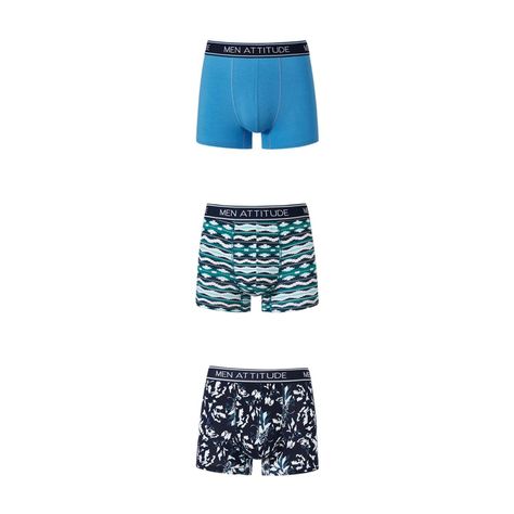 Boxer Hombre Underwear Azul Vi Fashions Park-0