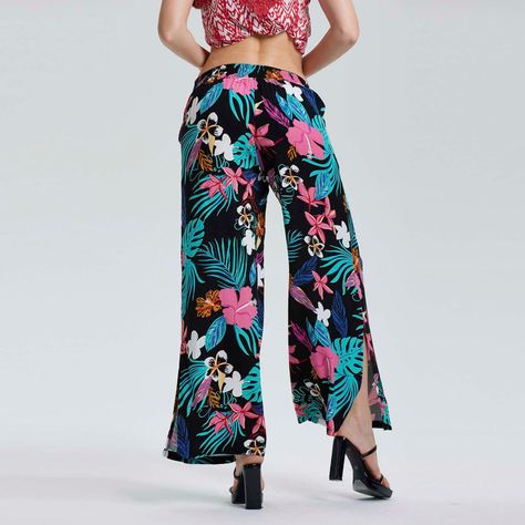 Pantalón Palazzo Rapport Abertura Negro Mujer Fashion'S Park-2