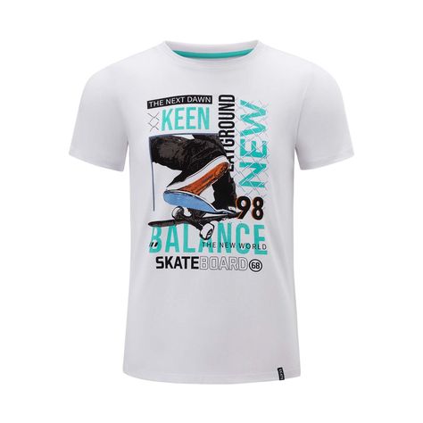 Polera Niño Print Blanco Fashion's Park-0