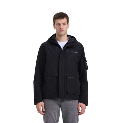 Chaqueta Hombre Full Zipper Negro Fashion's Park-0