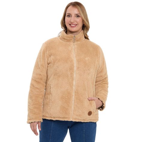 Chaqueta Mujer Reversible Beige-1