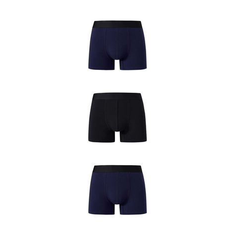 Boxer Hombre Tripack Liso Azul I Fashion's Park-0