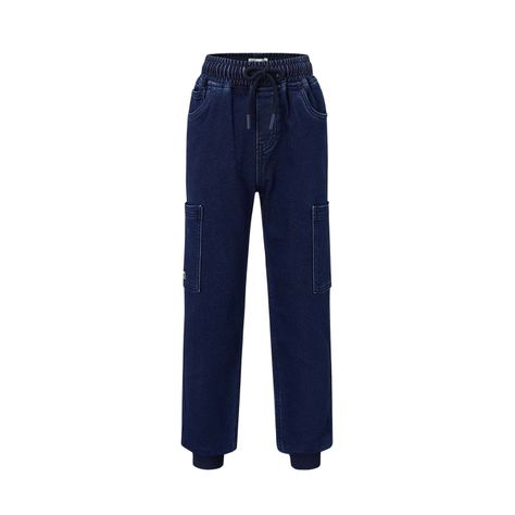 Jeans Niño Cargo Toddler Azul Fashion's Park-0