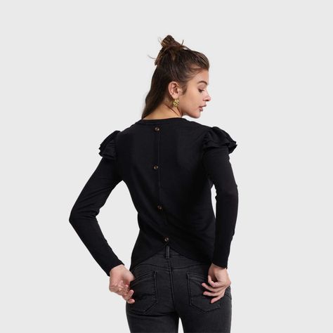 Sweater Mujer Casual Negro Fashion's Park-2