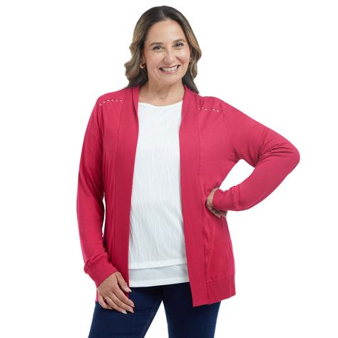 Polera Tapado Canesú Magenta Oscuro Mujer-0