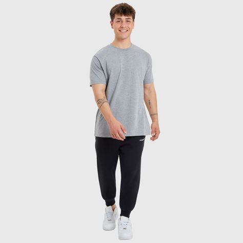 Pantalón Buzo Jogger Básico Negro Hombre-3