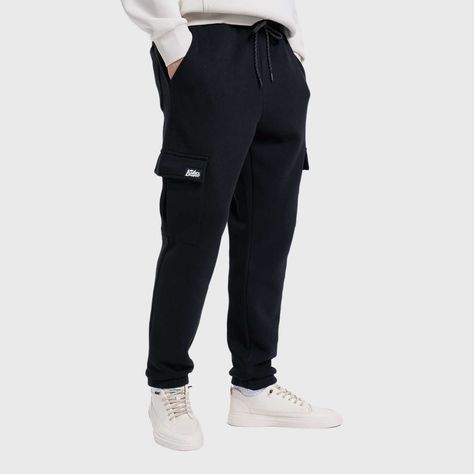 Pantalón Buzo Hombre Deportivo Negro-1